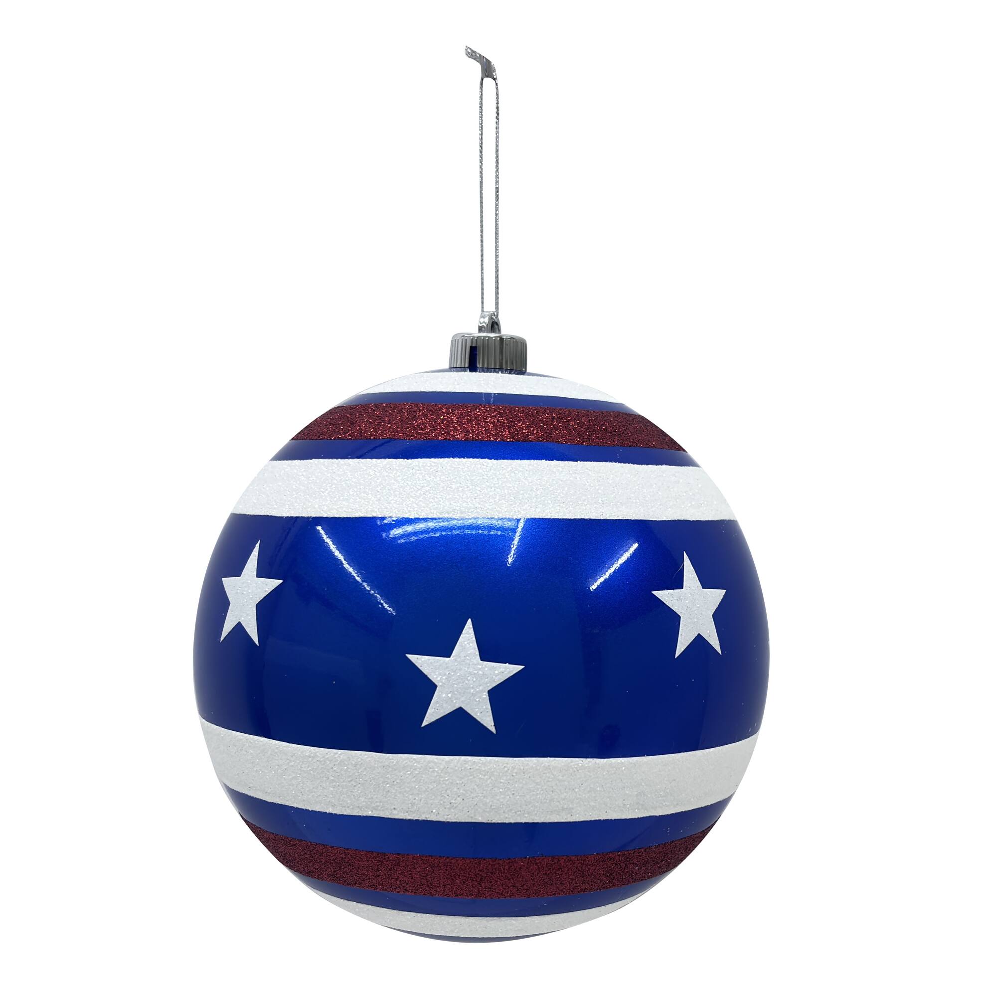 7.75" Blue Striped Ornament by Celebrate It™